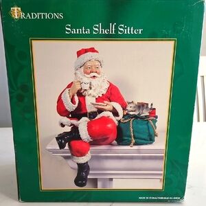 Traditions Santa Shelf Sitter
